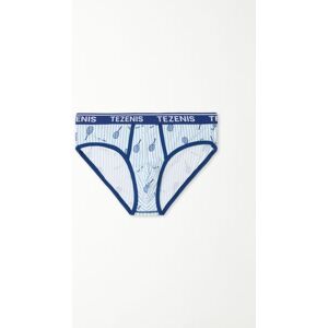 Tezenis Slip aus bedruckter Baumwolle mit Logo Mann Aufdruck Größe S