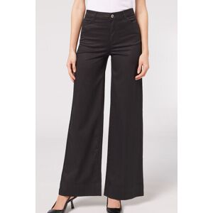 Calzedonia Palazzo-Jeans Eco Frau Schwarz Größe XS