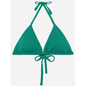 Calzedonia Triangel-Bikinioberteil mit herausnehmbaren Polstern Classic Piquet Frau Grun Größe 85B/80C/75D