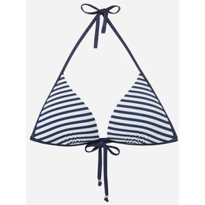 Calzedonia Triangel-Bikinioberteil mit abgestufter Wattierung Nautical Stripes Frau Blau Größe 80A/75B/70C