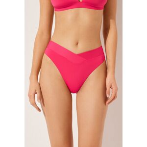 Calzedonia Brazilian-Bikinihose mit hohem, V-förmigem Bund Indonesia Frau Rosa Größe XS