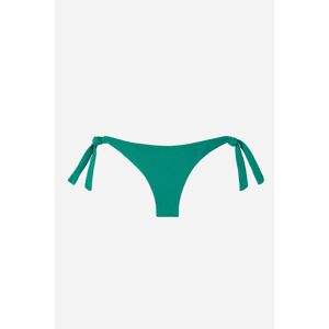 Calzedonia Brazilian-Bikinihose mit Schleifen Classic Piquet Frau Grun Größe S