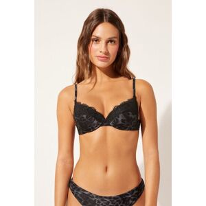 Calzedonia Push-up-Bikinioberteil mit abgestufter Wattierung Daloa Frau Schwarz Größe 80B/75C/70D