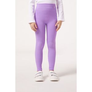 Calzedonia Leggings in Rippstrick für Mädchen Mädchen Violett Größe 8-10