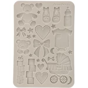 Stamperia Silicon Mould A5 for Scrapbooks, Bullet Journals and More, Non-Stick Surface, Suitable for Air-Dry Clay, Resin and More, Perfect for Crafts and Gifting (Baby, Accessories) Stamperia Silicon Mould A5 for Scrapbooks, Bullet Journals and More, Non-Stick Surface, Suitable for Air-Dry Clay, Resin and More, Perfect for Crafts and Gifting (Baby, Accessories)