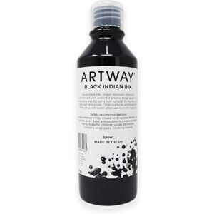 ARTWAY Schwarze Tusche 300ml Ideal zum Zeichnen, Illustrieren und für Kalligraphie ARTWAY Schwarze Tusche 300ml Ideal zum Zeichnen, Illustrieren und für Kalligraphie