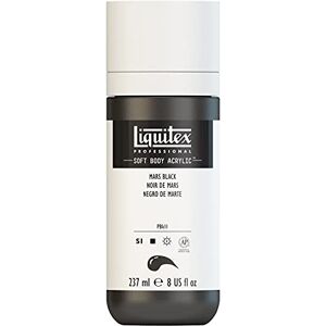 Liquitex 1923276 Professional Acrylfarbe Soft Body Künstlerfarbe in cremiger deckender Konsistenz, hohe Pigmentierung, lichtecht & alterungsbeständig, 237ml Flasche Marsschwarz Liquitex 1923276 Professional Acrylfarbe Soft Body Künstlerfarbe in cremiger deckender Konsistenz, hohe Pigmentierung, lichtecht & alterungsbeständig, 237ml Flasche Marsschwarz