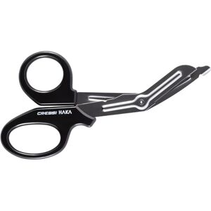 Cressi Haka Scissor Marineschere Ideal zum Tauchen und Tauchen, Schwarz/Rostfreier, Einheitsgröße, Erwachsene Unisex Cressi Haka Scissor Marineschere Ideal zum Tauchen und Tauchen, Schwarz/Rostfreier, Einheitsgröße, Erwachsene Unisex