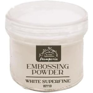 Stamperia Embossing Powder for Scrapbooks, Albums, Cards, and Bullet Journals, Create Happiness, Glossy Finish, Perfect for Crafts and Gifting (All You Need for Christmas, White Superfine) (18gr) Stamperia Embossing Powder for Scrapbooks, Albums, Cards, and Bullet Journals, Create Happiness, Glossy Finish, Perfect for Crafts and Gifting (All You Need for Christmas, White Superfine) (18gr)