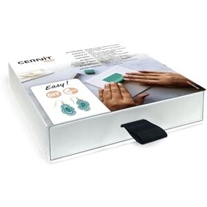 Cernit CEKIT001C Starterset 4 Mini-Blöcke Polymer-Modelliermasse à 25g, Modellierwerkzeuge, 1 bebilderte Schritt-für-Schritt-Anleitung, Schmuck, 1 Set Cernit CEKIT001C Starterset 4 Mini-Blöcke Polymer-Modelliermasse à 25g, Modellierwerkzeuge, 1 bebilderte Schritt-für-Schritt-Anleitung, Schmuck, 1 Set