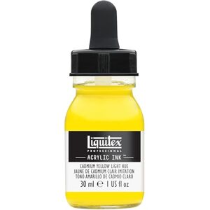 Liquitex 4260159 flüssige Professional Acrylfarben Ink, Tusche, 30 ml, hochpigmentierte Airbrushfarbe, kadmiumgelb hell farbton Liquitex 4260159 flüssige Professional Acrylfarben Ink, Tusche, 30 ml, hochpigmentierte Airbrushfarbe, kadmiumgelb hell farbton