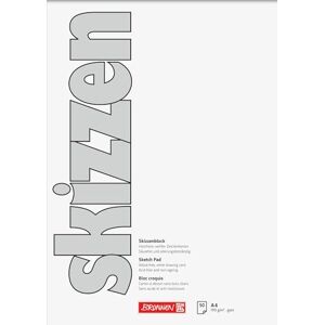 BRUNNEN Zeichen-/Skizzenblock, A4, 210 x 297 mm, 190 g/qm, 50 Blatt BRUNNEN Zeichen-/Skizzenblock, A4, 210 x 297 mm, 190 g/qm, 50 Blatt