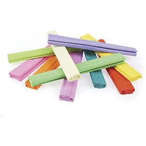 gimboo Pastel Krepppapier 10 Rollen 25x200 cm Sortiert/Kreppband Bunt Bänder Crepe Paper/ideal für Kreativen Hobbies/ 1 Pack 10 Rollen/Farbig sortiert gimboo Pastel Krepppapier 10 Rollen 25x200 cm Sortiert/Kreppband Bunt Bänder Crepe Paper/ideal für Kreativen Hobbies/ 1 Pack 10 Rollen/Farbig sortiert