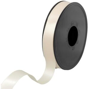 Les Petits Rubans Doppelseitiges Satinband aus 100% Polyester für Hochzeiten, Geschenkverpackungen, Blumenarrangements, Kunsthandwerk, Kuchen, Schleifen, Verzierungen, 15 mm x 25 m, Creme Les Petits Rubans Doppelseitiges Satinband aus 100% Polyester für Hochzeiten, Geschenkverpackungen, Blumenarrangements, Kunsthandwerk, Kuchen, Schleifen, Verzierungen, 15 mm x 25 m, Creme