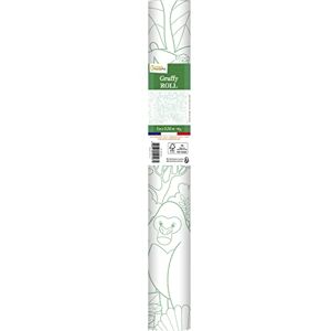 Avenue Mandarine GY127C Ausmalrolle Graffy Roll, 5 m x 35 cm, Zeichnung 50cm wiederholt sich 10-mal, Plakatpapier 90g, Dschungel, 1 Rolle Avenue Mandarine GY127C Ausmalrolle Graffy Roll, 5 m x 35 cm, Zeichnung 50cm wiederholt sich 10-mal, Plakatpapier 90g, Dschungel, 1 Rolle