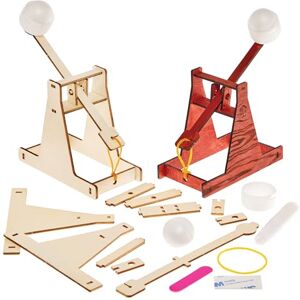 Baker Ross FN118 Holz Trebuchet Katapult Set 2er-Pack, STEM Holz Bastelset zum Bauen und Experimentieren Baker Ross FN118 Holz Trebuchet Katapult Set 2er-Pack, STEM Holz Bastelset zum Bauen und Experimentieren
