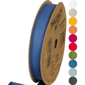 Halbach Seidenbänder Baumwollband 20mm x 20m Webband 100% Baumwolle Bänder zum Basteln als Meterware Stoffband für Dekorationen, DIY Handwerk, Schrägband Näharbeiten, Farbe: jeans-blau Halbach Seidenbänder Baumwollband 20mm x 20m Webband 100% Baumwolle Bänder zum Basteln als Meterware Stoffband für Dekorationen, DIY Handwerk, Schrägband Näharbeiten, Farbe: jeans-blau