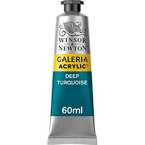 Winsor & Newton 2120232 Galeria Acrylfarbe, hohe Pigmentierung, lichtecht, buttrige Konsistenz, 60 ml Tube Dunkeltürkis Winsor & Newton 2120232 Galeria Acrylfarbe, hohe Pigmentierung, lichtecht, buttrige Konsistenz, 60 ml Tube Dunkeltürkis