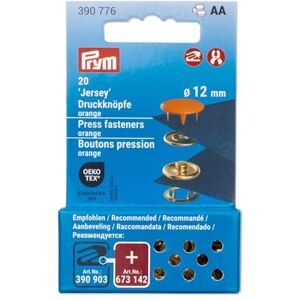 Prym 390776 Druckknöpfe Jersey, 12 mm, orange, kompatibel mit dem Vario Creative Tool Prym 390776 Druckknöpfe Jersey, 12 mm, orange, kompatibel mit dem Vario Creative Tool