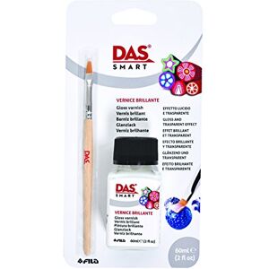 DAS Fila Smart Glanzlack-Set 3290 00 Modellierwerkzeug Glanzlack und Pinsel, 19,6 x 10 x 3,8 cm DAS Fila Smart Glanzlack-Set 3290 00 Modellierwerkzeug Glanzlack und Pinsel, 19,6 x 10 x 3,8 cm
