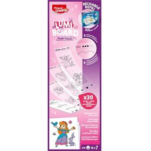 Maped CREATIV LUMI’BOARD Erweiterungs-Set Märchen – 250 Vorlagen auf 30 Folien – Zubehör für LUMI’BOARD Lichtmaschine – Mal- und Zeichenmotive mit Prinzessinnen, Einhorn, Ritter & Burgen Maped CREATIV LUMI’BOARD Erweiterungs-Set Märchen – 250 Vorlagen auf 30 Folien – Zubehör für LUMI’BOARD Lichtmaschine – Mal- und Zeichenmotive mit Prinzessinnen, Einhorn, Ritter & Burgen