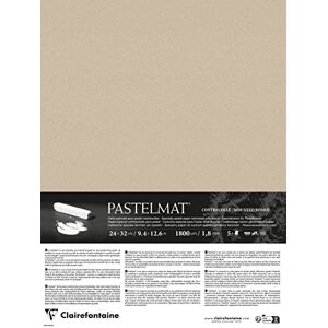Clairefontaine 796015C Packung mit 5 Bogen Pastelmat kaschiert, DIN A4+, 24x32cm, praktisch und sicher, 360g, Sand, 1 Pack Clairefontaine 796015C Packung mit 5 Bogen Pastelmat kaschiert, DIN A4+, 24x32cm, praktisch und sicher, 360g, Sand, 1 Pack