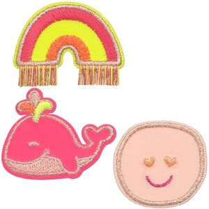 LÄSSIG Textilsticker selbstklebend/Textile Woven Sticker Whale pink LÄSSIG Textilsticker selbstklebend/Textile Woven Sticker Whale pink