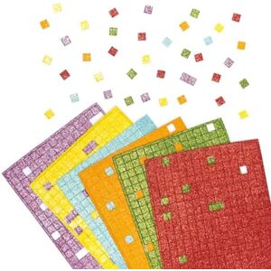Baker Ross Glitzernde Mosaik-Quadrate aus Schaumstoff zum Basteln und Aufkleben für Kinder (1980 Stück) Baker Ross Glitzernde Mosaik-Quadrate aus Schaumstoff zum Basteln und Aufkleben für Kinder (1980 Stück)