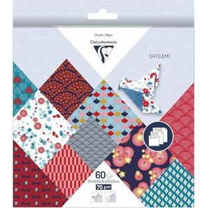 Clairefontaine 95347C Pack mit 60 Blatt Origamipapier, mit 3 Formaten, 10 x 10cm, 15 x 15cm, 20 x 20cm, 70g, 1 Pack, Hanayo Clairefontaine 95347C Pack mit 60 Blatt Origamipapier, mit 3 Formaten, 10 x 10cm, 15 x 15cm, 20 x 20cm, 70g, 1 Pack, Hanayo