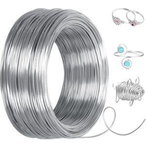 Cozary Basteldraht Dünn, Aluminium Dünner Draht Zum Basteln, Aluminiumdraht für DIY Schmuckherstellung und Bastelprojekte(1mm X 100 M) Cozary Basteldraht Dünn, Aluminium Dünner Draht Zum Basteln, Aluminiumdraht für DIY Schmuckherstellung und Bastelprojekte(1mm X 100 M)