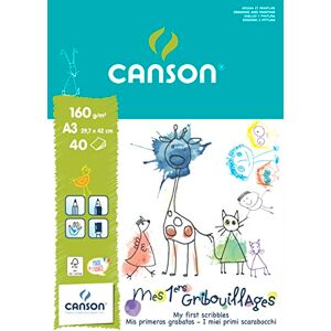 Canson Block mit 40 Blättern, A3, 160 g/m² Canson Block mit 40 Blättern, A3, 160 g/m²