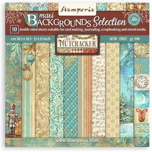 Stamperia Nussknacker Hintergrund Scrapbook-Papier - Weihnachten Bastelmaterial Stamperia Nussknacker Hintergrund Scrapbook-Papier - Weihnachten Bastelmaterial
