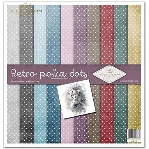 ITD Collection Scrapbook Papier Scrapbooking Set Motivpapier zum Basteln Dekorpapier 12x12 inches 310 x 310 mm 10 Blatt + 1 – Retro polka dots SLS-015 ITD Collection Scrapbook Papier Scrapbooking Set Motivpapier zum Basteln Dekorpapier 12x12 inches 310 x 310 mm 10 Blatt + 1 – Retro polka dots SLS-015