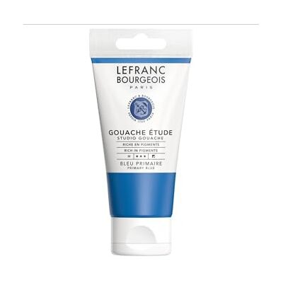 Lefranc Bourgeois 301245 Studio Gouache, kräftige, lichtbeständig, deckend Farben in der 80ml Tube Blau Lefranc Bourgeois 301245 Studio Gouache, kräftige, lichtbeständig, deckend Farben in der 80ml Tube Blau