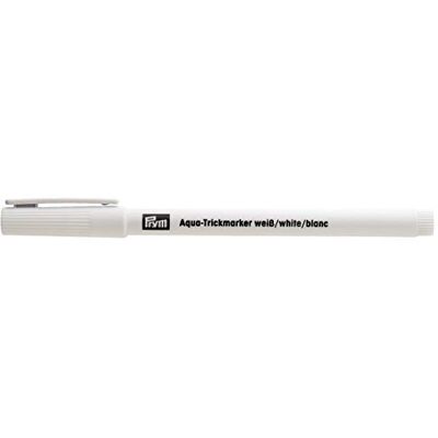 Prym 611824 AQUA-Trickmarker weiß Markierstift für dunkle Stoffe, wasserlöslich Prym 611824 AQUA-Trickmarker weiß Markierstift für dunkle Stoffe, wasserlöslich
