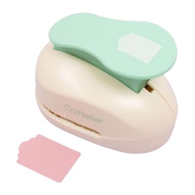 Craftelier 5,1 cm (2 Zoll) Etiketten-Locher auf Papier und Karton Speziell für Scrapbooking und Bastelarbeiten Größe ca. 10 x 6,5 cm Craftelier 5,1 cm (2 Zoll) Etiketten-Locher auf Papier und Karton Speziell für Scrapbooking und Bastelarbeiten Größe ca. 10 x 6,5 cm