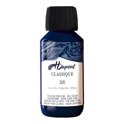 H Dupont DU0600125209C Flasche Seidenmalfarbe Klassik 125ml, Säurefarbstoffen für eine präzise Arbeit, mit Dampffixierung, für den professionellen Gebrauch, Altblau, 1 Stück H Dupont DU0600125209C Flasche Seidenmalfarbe Klassik 125ml, Säurefarbstoffen für eine präzise Arbeit, mit Dampffixierung, für den professionellen Gebrauch, Altblau, 1 Stück