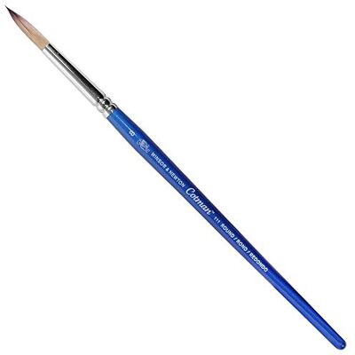 Winsor & Newton 5301008 Cotman Aquarell Synthetikhaar Pinsel Serie 111 Rundpinsel, kurzer Stiel mit exzellenter Sprungkraft, Farbtragekraft und Punktgenauigkeit Nr. 8 4,9 mm, Transparent Winsor & Newton 5301008 Cotman Aquarell Synthetikhaar Pinsel Serie 111 Rundpinsel, kurzer Stiel mit exzellenter Sprungkraft, Farbtragekraft und Punktgenauigkeit Nr. 8 4,9 mm, Transparent