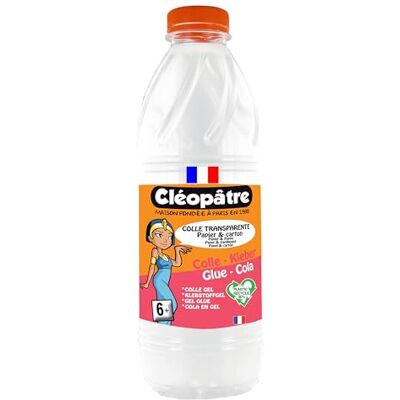Cléopâtre Cléopatre Transparenter Kleber Nachfüllpackung Einfache, präzise und gleichmäßige Anwendung Lösungsmittelfrei, Reinigung mit Wasser 1 KG Cléopâtre Cléopatre Transparenter Kleber Nachfüllpackung Einfache, präzise und gleichmäßige Anwendung Lösungsmittelfrei, Reinigung mit Wasser 1 KG
