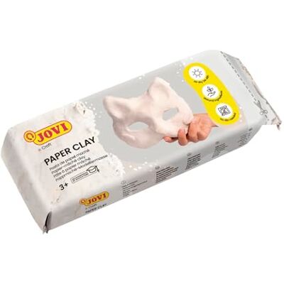 Jovi Pappmaché, gebrauchsfertige Papiermasse zum Modellieren, lufttrocknend, 1 Packung mit 680 g Jovi Pappmaché, gebrauchsfertige Papiermasse zum Modellieren, lufttrocknend, 1 Packung mit 680 g