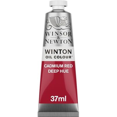 Winsor & Newton 1414098 Winton, feine hochwertige Ölfarbe 37ml Tube mit gleichmäßiger Konsistenz, Lichtbeständig, hohe Deckkraft, Reich an Farbpigmenten Kadmium Rot dunkel Farbton Winsor & Newton 1414098 Winton, feine hochwertige Ölfarbe 37ml Tube mit gleichmäßiger Konsistenz, Lichtbeständig, hohe Deckkraft, Reich an Farbpigmenten Kadmium Rot dunkel Farbton