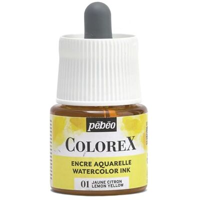 PEBEO Pébéo Colorex Tinte 45 ML Zitronengelb Colorex Aquarell Tinte Pébéo Gelbe Tinte mit samtigem Finish Zeichentinte Multi-Tool Alle Medien 45 ML Zitronengelb PEBEO Pébéo Colorex Tinte 45 ML Zitronengelb Colorex Aquarell Tinte Pébéo Gelbe Tinte mit samtigem Finish Zeichentinte Multi-Tool Alle Medien 45 ML Zitronengelb