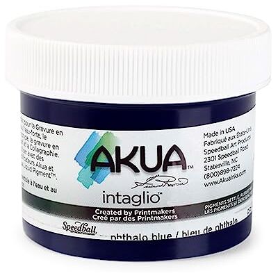Akua Intaglio Tinte auf Wasserbasis, 57 ml, Phthalo Blue Akua Intaglio Tinte auf Wasserbasis, 57 ml, Phthalo Blue