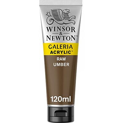 Winsor & Newton 2131554 Galeria Acrylfarbe, hohe Pigmentierung, lichtecht, buttrige Konsistenz, 120 ml Tube Umra Natur Winsor & Newton 2131554 Galeria Acrylfarbe, hohe Pigmentierung, lichtecht, buttrige Konsistenz, 120 ml Tube Umra Natur