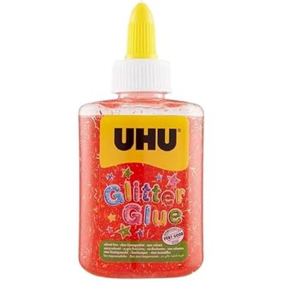 UHU Glitter Kleberflasche, 88,5 ml rot UHU Glitter Kleberflasche, 88,5 ml rot