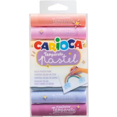 CARIOCA Temperello Poster Farbstift 8, Pastellell CARIOCA Temperello Poster Farbstift 8, Pastellell