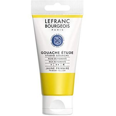 Lefranc Bourgeois 301246 Studio Gouache, kräftige, lichtbeständig, deckend Farben in der 80ml Tube Gelb Lefranc Bourgeois 301246 Studio Gouache, kräftige, lichtbeständig, deckend Farben in der 80ml Tube Gelb