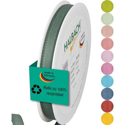 Halbach Seidenbänder Geschenkband Breite 10mm Länge 25m Schleifenband made in Germany Geschenkbänder in Vielzahl von Farben und Breiten, perfekt zum Verpacken und Dekorieren, Farbe: dunkelgrün Halbach Seidenbänder Geschenkband Breite 10mm Länge 25m Schleifenband made in Germany Geschenkbänder in Vielzahl von Farben und Breiten, perfekt zum Verpacken und Dekorieren, Farbe: dunkelgrün