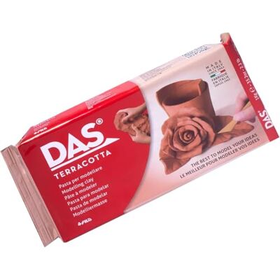 DAS 387600 lufthärtende Modelliermasse 1.000 gramm, terracotta DAS 387600 lufthärtende Modelliermasse 1.000 gramm, terracotta