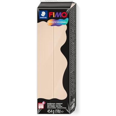 Staedtler FIMO professional 8041 – Beige, 454 g, Polymer Clay Ofenhärtend, feste Konsistenz, hohe Formstabilität – für Profis – Art.-Nr. 8041-44 Staedtler FIMO professional 8041 – Beige, 454 g, Polymer Clay Ofenhärtend, feste Konsistenz, hohe Formstabilität – für Profis – Art.-Nr. 8041-44